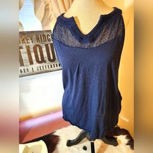 Lucky Brand cute summer blue tank. large